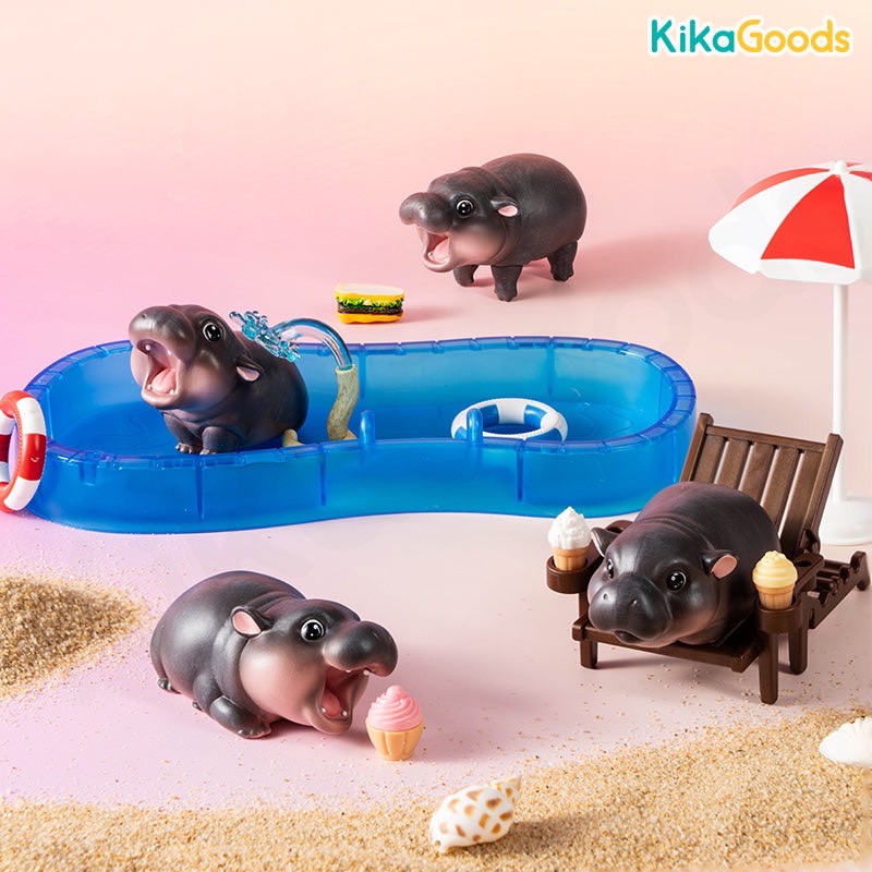 โมเดลหมูเด้ง ได้ 1ตัว - Thailand Moodeng Series by Animal Heavenly Body