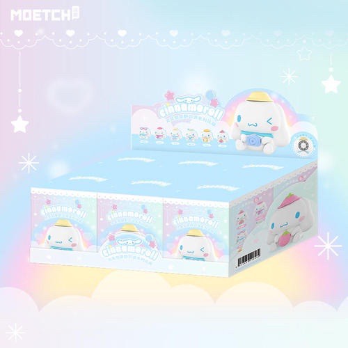 พัดลมมือถือ Blindbox Sanrio Kuromi Cinnamoroll Outing Heartbeat Portable Fan by Moetch