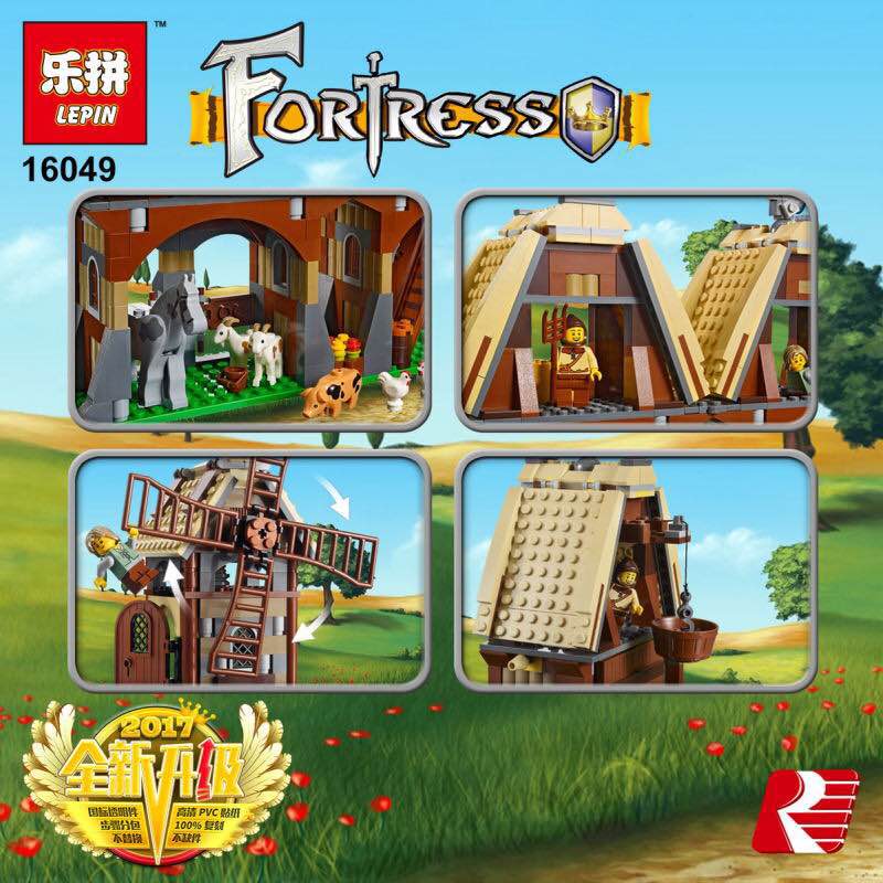 Lepin 16049 Mill Village Raid 742pcs