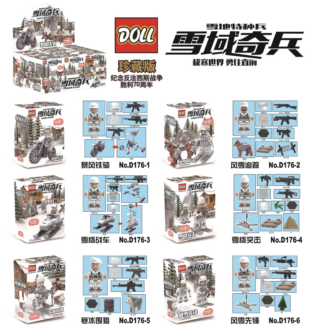 Doll D176 1-6 Snowy Special Forces