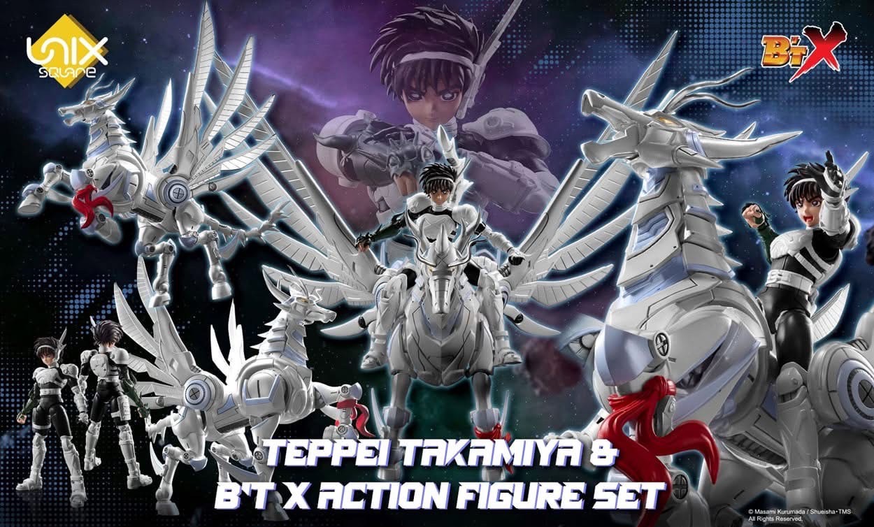 Pre-order : Teppei Takamiya & B'T X Action Figure Set by Unix Square