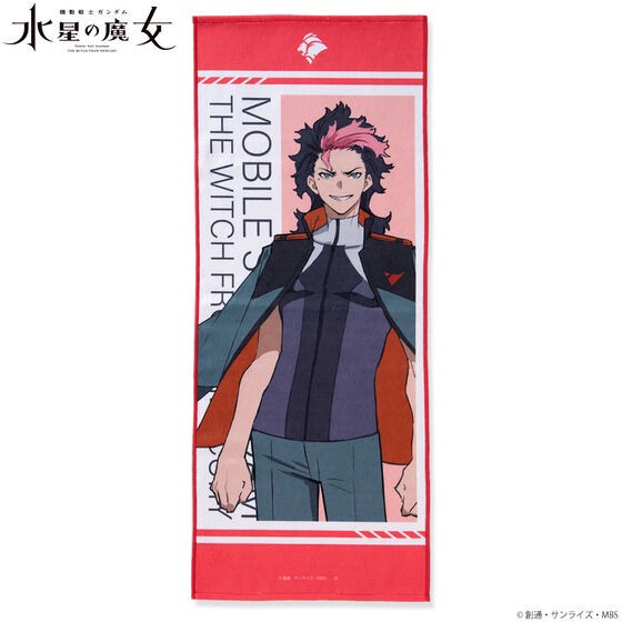PRE-ORDER : Mobile Suit Gundam The Witch from Mercury Illustration by Mr. Mogumo Face Towel