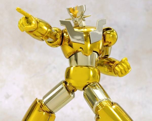 Super Robot Chogokin Shin Mazinger Z Gold Ver. Tamashii Nations 10th Anniversary World Tour Exclusive by Bandai