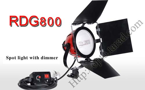 800W Continuous Lighting halogen bulb Photography with Dimmer