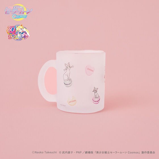 PRE-ORDER : Movie version "Sailor Moon Cosmos" x RoseMarie seoir Glass Mug