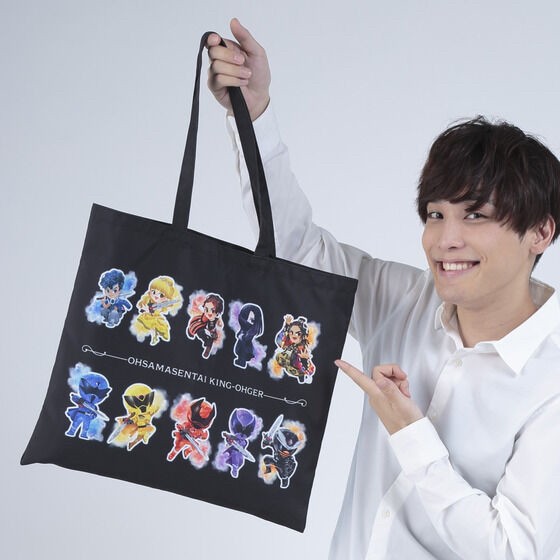 PRE-ORDER : Ohsama Sentai King-Ohger Deformed Tote Bag