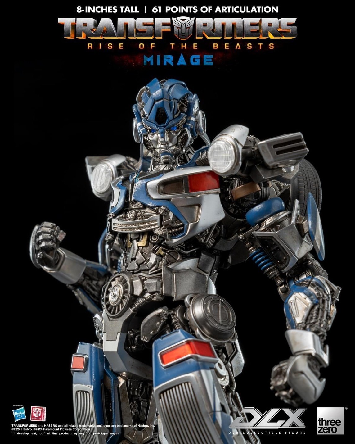Pre-order : Transformers: Rise of the Beasts DLX Mirage Action Figure by ThreeZero