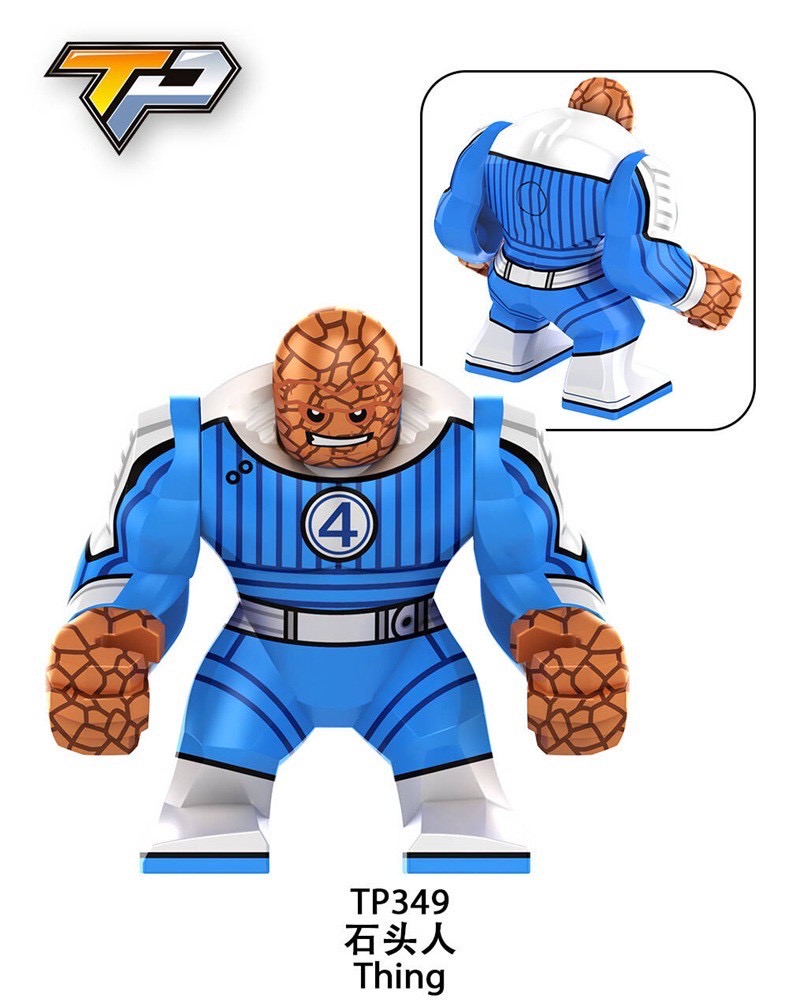 TP 348-349 Fantastic Four Heroes Series The Thing Assembly Building Blocks