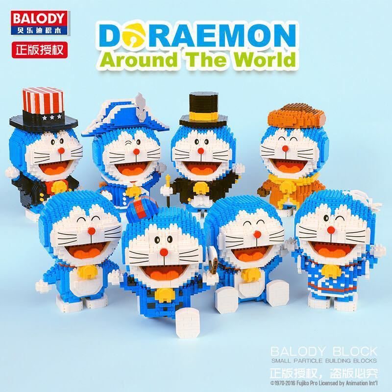 Balody 16130-16137 Doraemon Around The World