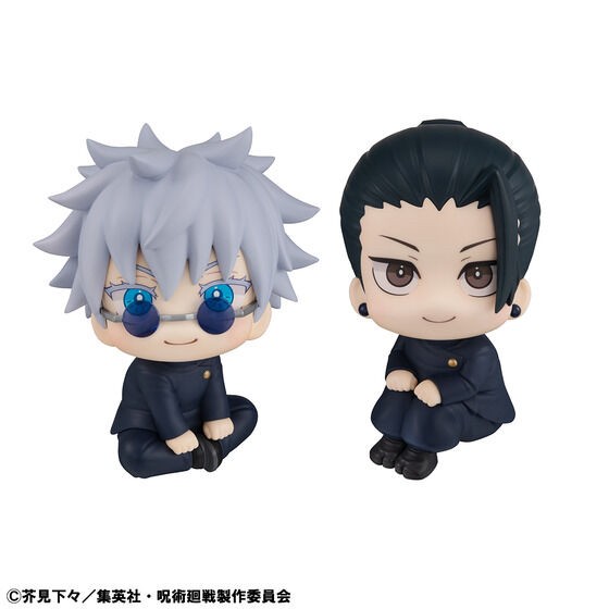 PRE-ORDER : Rukappu Jujutsu Kaisen Satoru Gojo & Natsuyu Suguru Technical College ver. Set [with limited cushion]