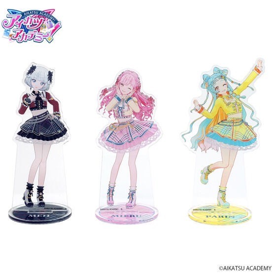 PRE-ORDER : Aikatsu Academy! Acrylic Stand Uniform ver. / School Dress ver. / Private Server ver.