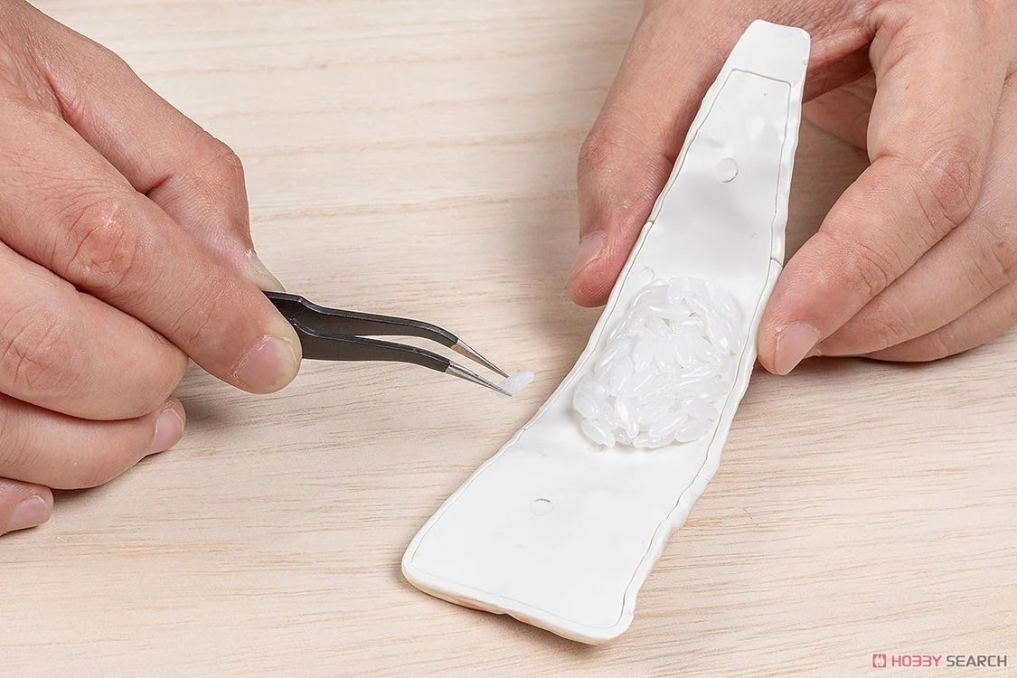 Pre-order : 1/1 Scale Gyoza / Anago Sushi / Squid Sushi Plastic Model Kit by Syuto Seiko