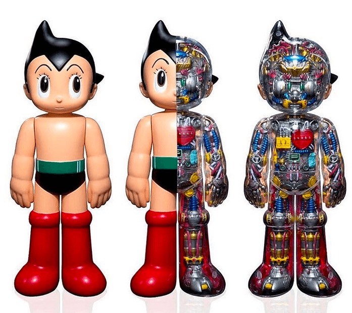 Astro Boy Mechanical Clear Version Alloy Figure by Tokyo Toys