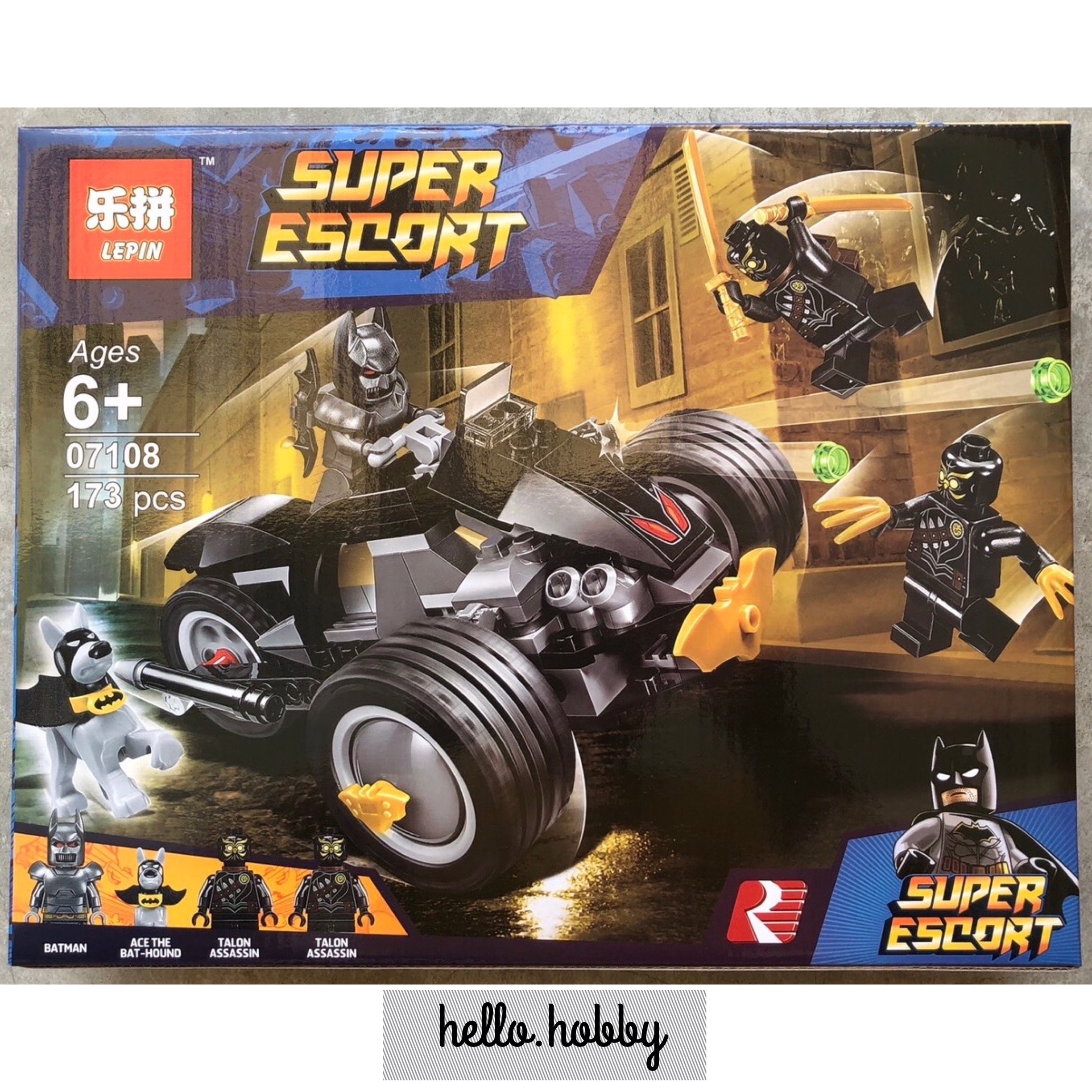 Lepin 07108 Batman The Attack of the Talons 173pcs