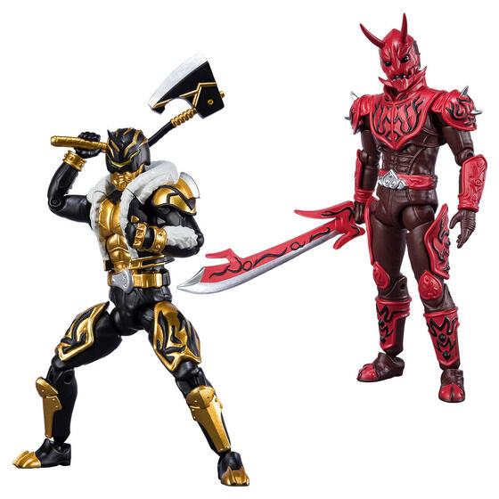 $ SHODO-X Kamen Rider PB04 Kamen Rider Den-O - Momotaros & Kintaros Set (PB)
