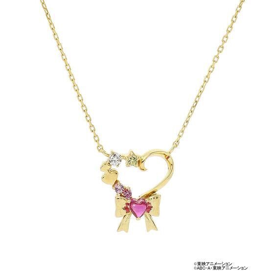 PRE-ORDER : Futari wa Pretty Cure Max Heart Samantha Tiara Collaboration Heart Necklace