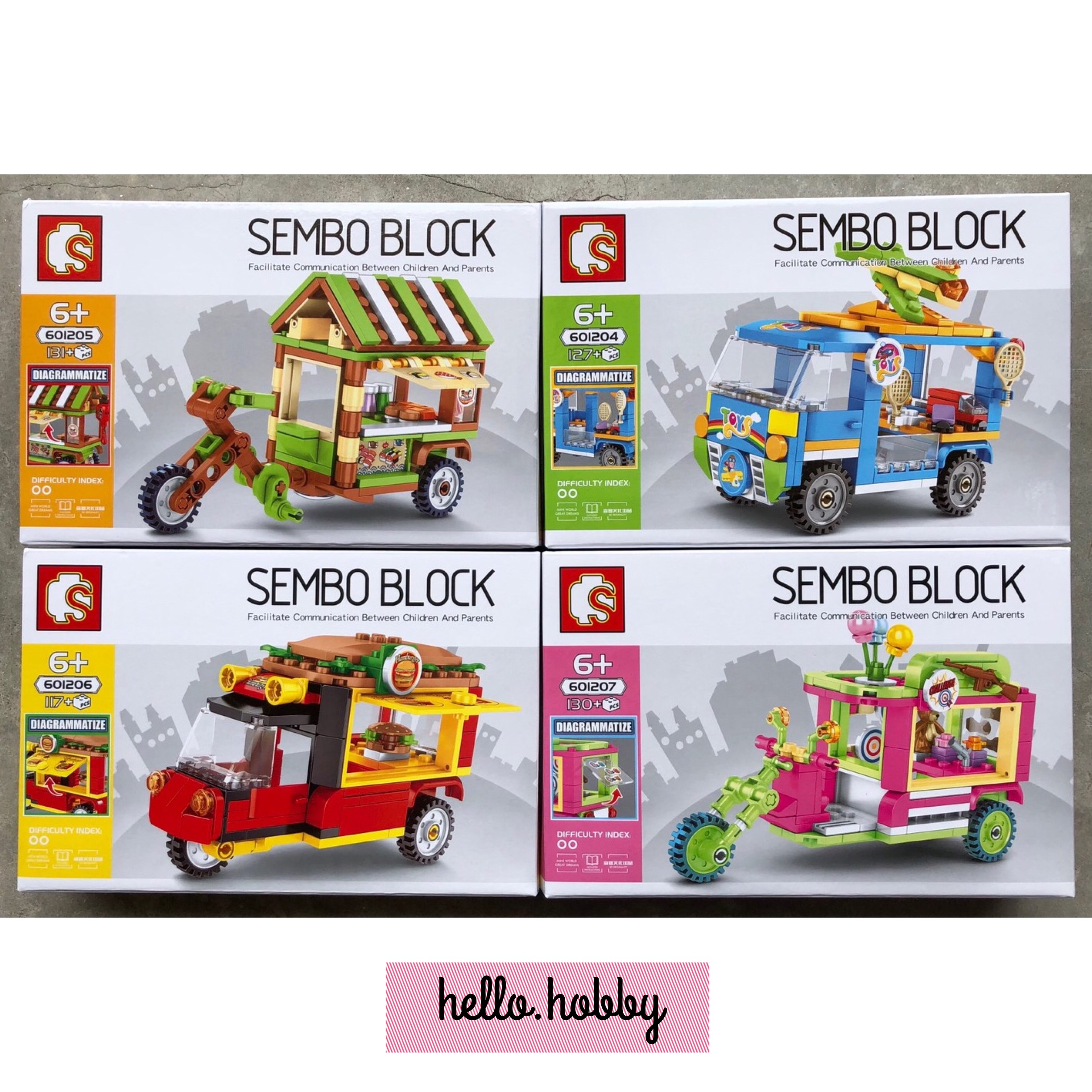 Sembo Block 601204-601207 fast food store