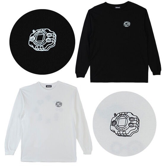PRE-ORDER : Digimon Adventure Crest Motif Long T-Shirt