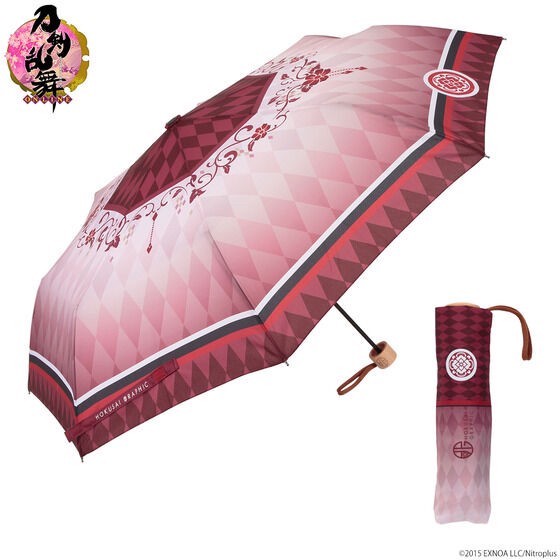 PRE-ORDER : Touken Ranbu -ONLINE- Hokusai Graphic Folding Umbrella 4 Types