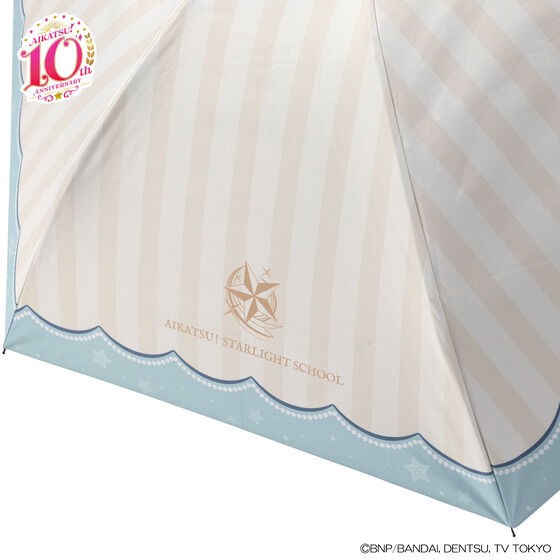 PRE-ORDER : Aikatsu! Folding Umbrella For Both Sunny And Rainy Weather (Starlight School Pattern)