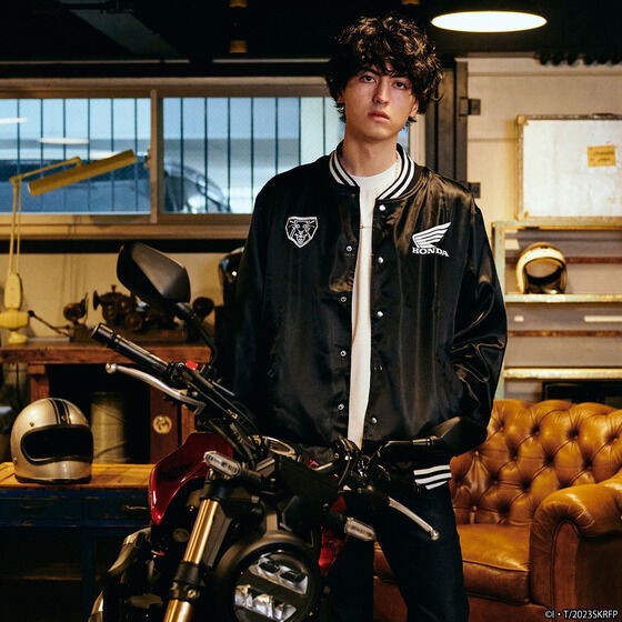 PRE-ORDER : "Shin Kamen Rider" Honda Stadium Jacket Kamen Rider Pattern