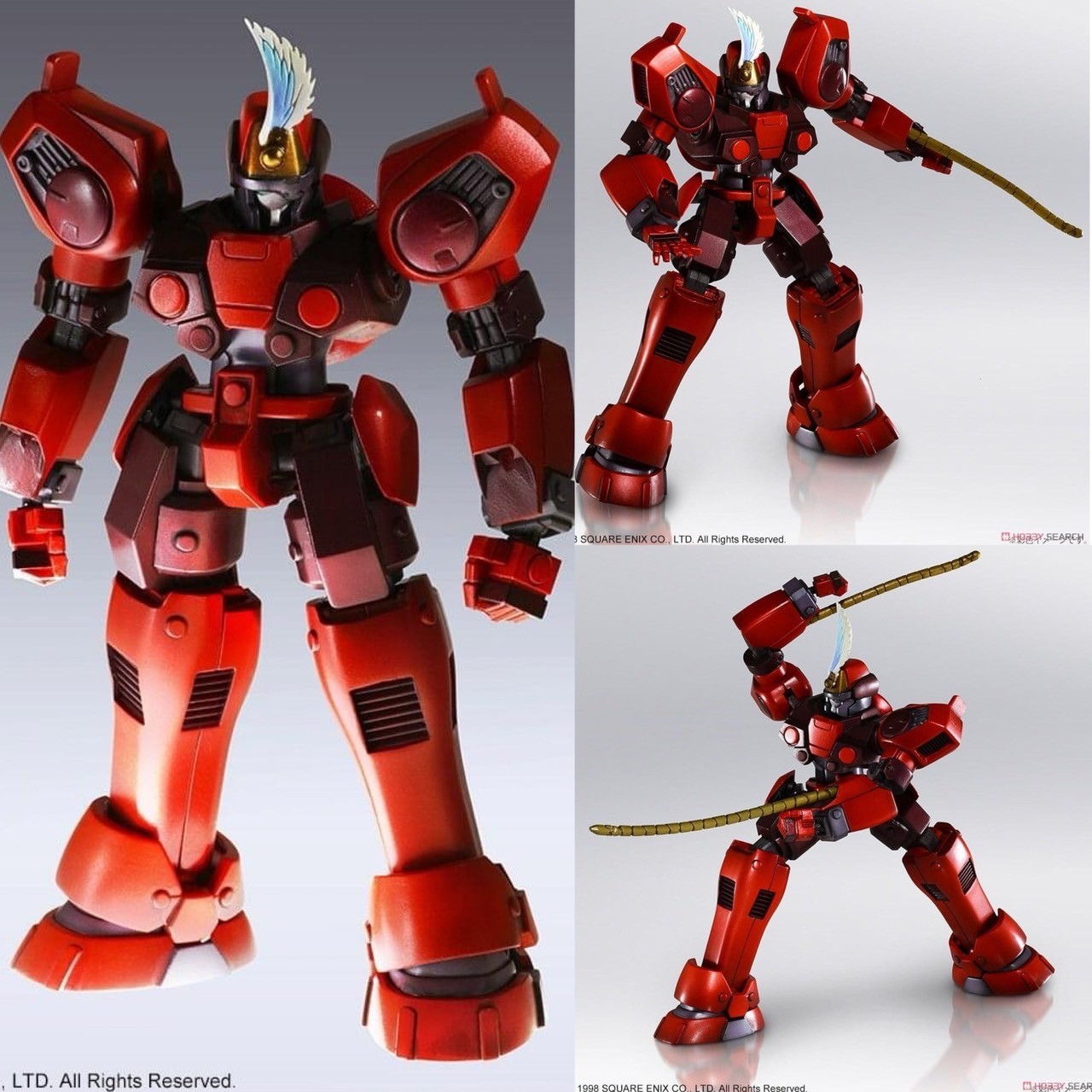 Pre-order : 1/144 Xenogears Structure Arts Plastic Model Kit Series Vol.1 All 4 Types Box by Square Enix (Reissue)