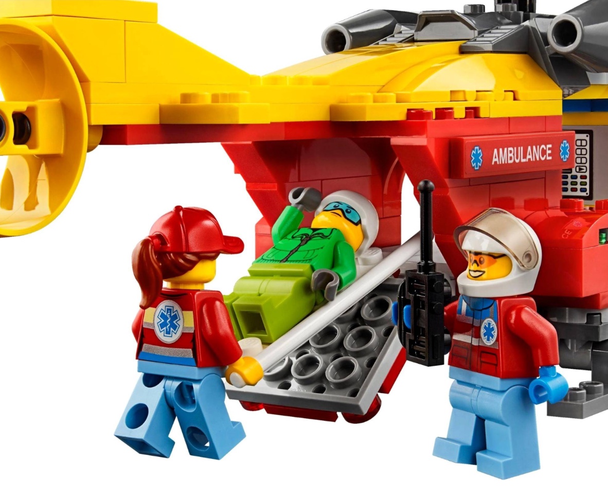 Lepin 02090 Ambulance Helicopter 213pcs