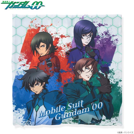 PRE-ORDER : Mobile Suit Gundam 00 Character Illustration Cushion Cover