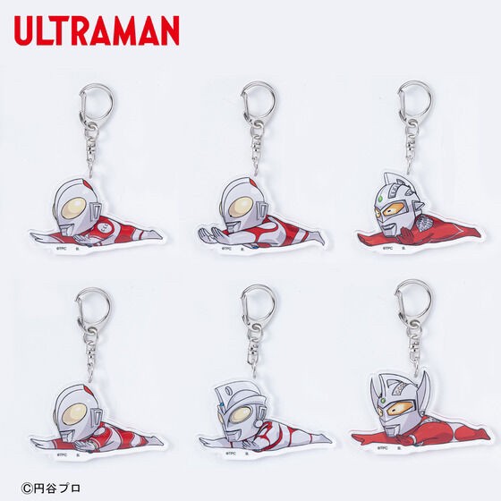PRE-ORDER : Ultraman Series Flying Deformed Series Acrylic Keychain