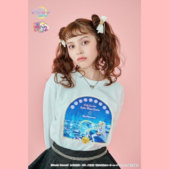 PRE-ORDER : Movie version "Sailor Moon Cosmos" x RoseMarie seoir Collaboration Ribbon Barrette (all 4 colors)