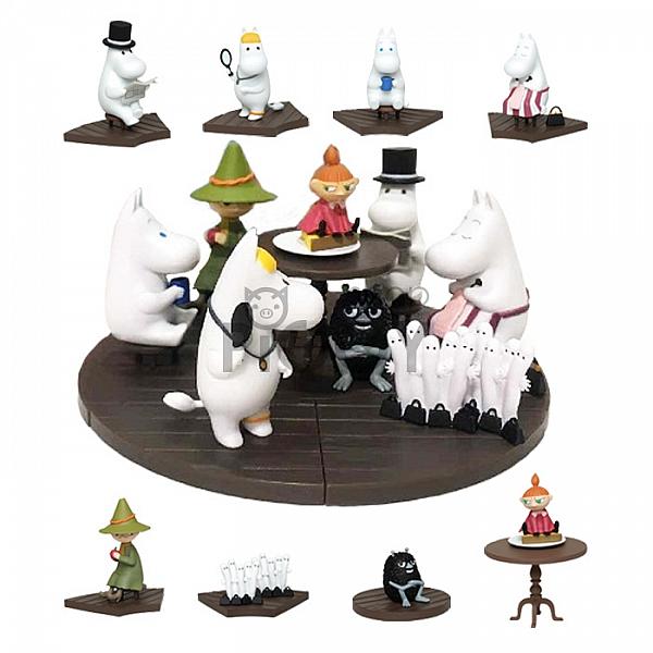 Moomin Valley - Round Table by Taito (Set of 8)