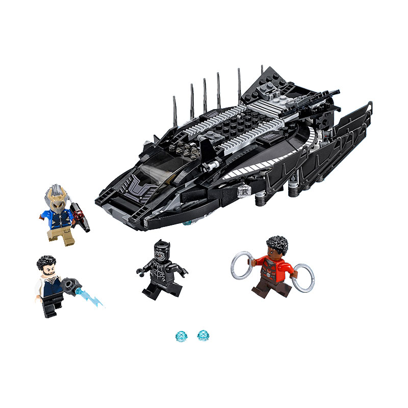Lepin 07099 Black Panther Royal Talon Fighter Attack 401pcs