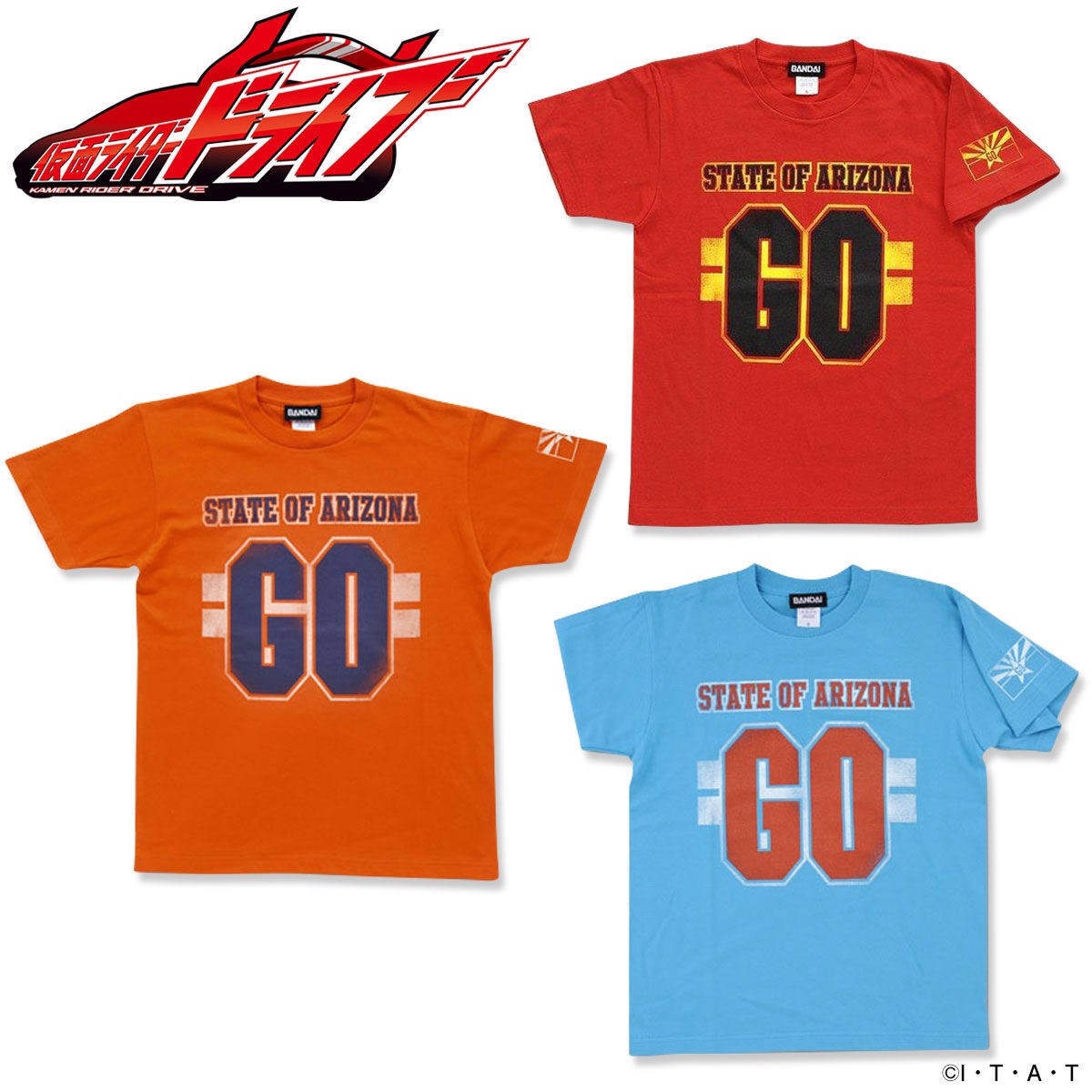 PRE-ORDER : Kamen Rider Drive Shijima Go AMERICA GO Tshirt Arizona