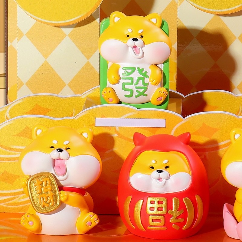 โมเดล ได้ 1 ตัว | Lucky Shiba Dog - More Than Billion Dollars Series by Romantic Light