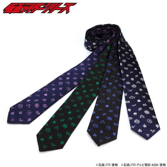 PRE-ORDER : Heisei Kamen Rider 20th Anniversary Mark Total Pattern Tie [Resale]