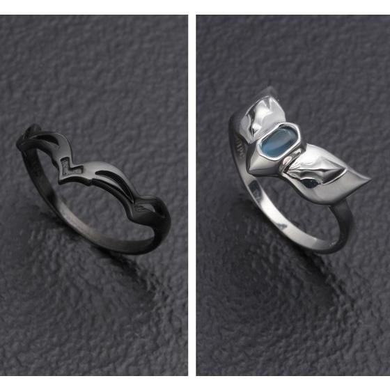 PRE-ORDER : Ultraman Geed Color Timer Silver925 Ring (Set of 2)