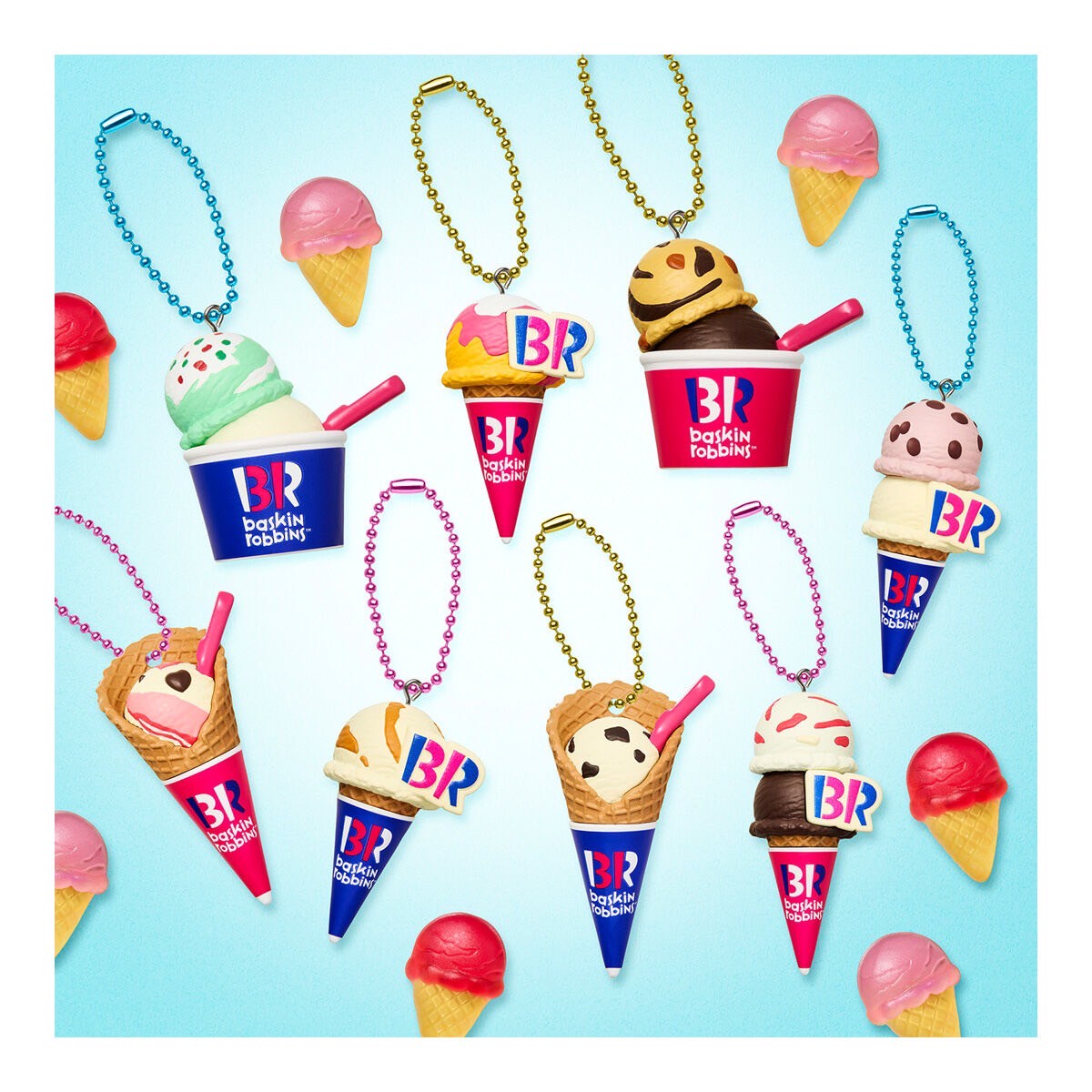 PRE-ORDER : Baskin-Robbins Gummy Candy with Mascot 2 (12 pcs)