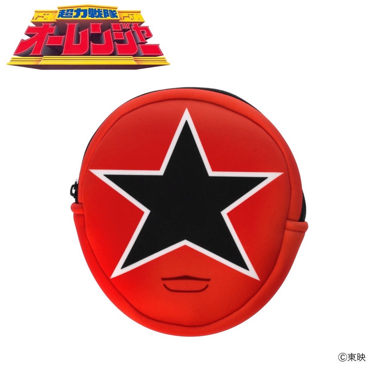 PRE-ORDER : Chouriki Sentai Ohranger Oh Red Face-Shaped Pouch