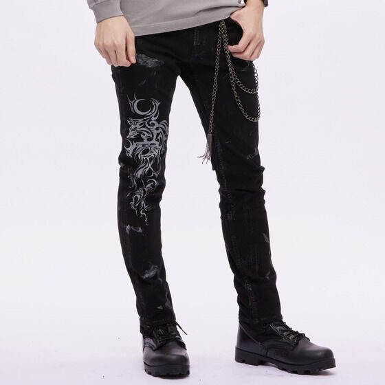 PRE-ORDER : Avataro Sentai Donbrothers x h.NAOTO Inuzuka Tsubasa Inuzuka Tribal Stretch Denim