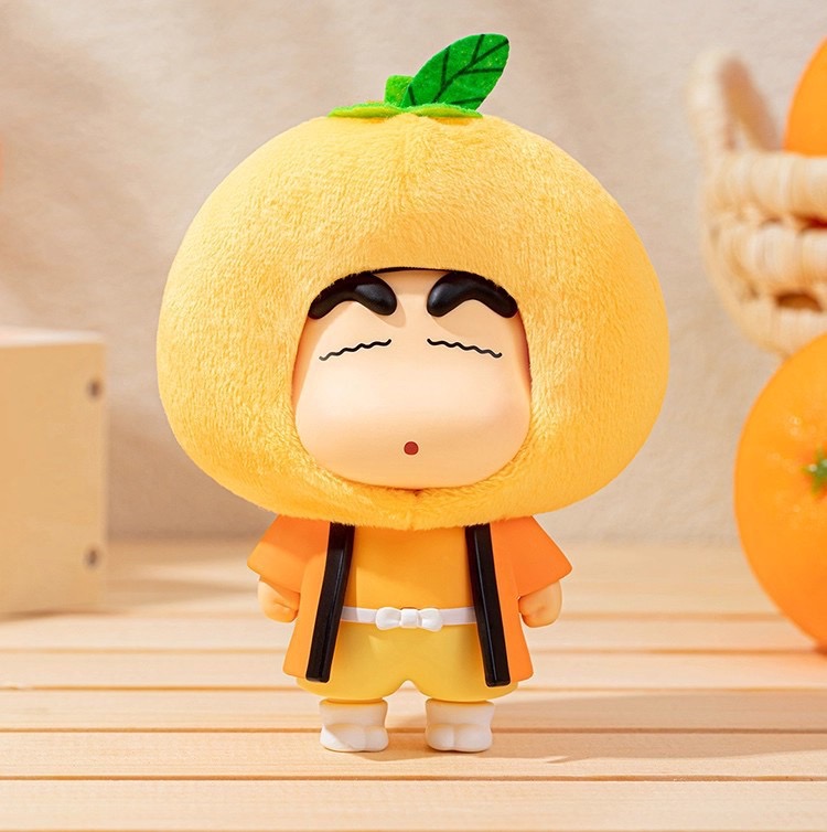 โมเดลพวงกุญแจ Crayon Shinchan - Fruit Cottage Series Pendant Keychain by Top Toy