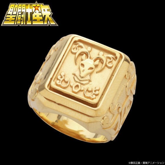 PRE-ORDER : Saint Seiya Gold Cloth Box Design Silver925 Ring