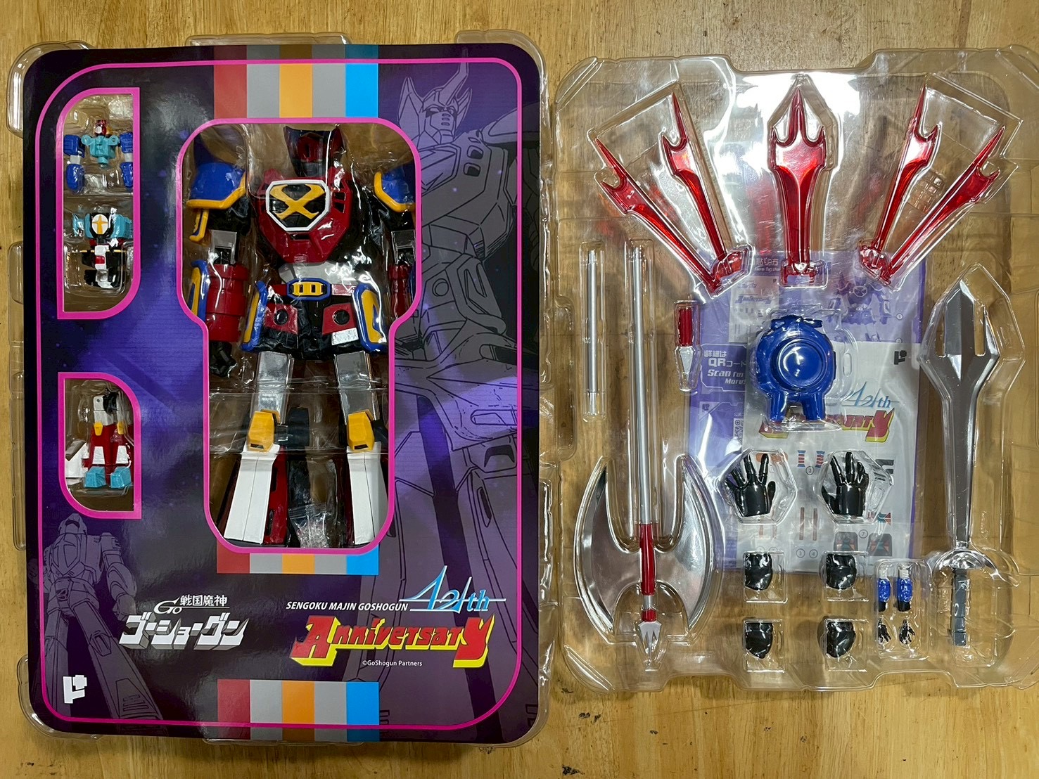 *ACGHK 2023 Event Exclusive* POSE+ Metal Series Sengoku Majin GoShogun (42th Anniversary Ver.) by AWAKEN STUDIO (Art Storm) (มีกล่องน้ำตาล) (สภาพใหม่เปิดเช็ค)