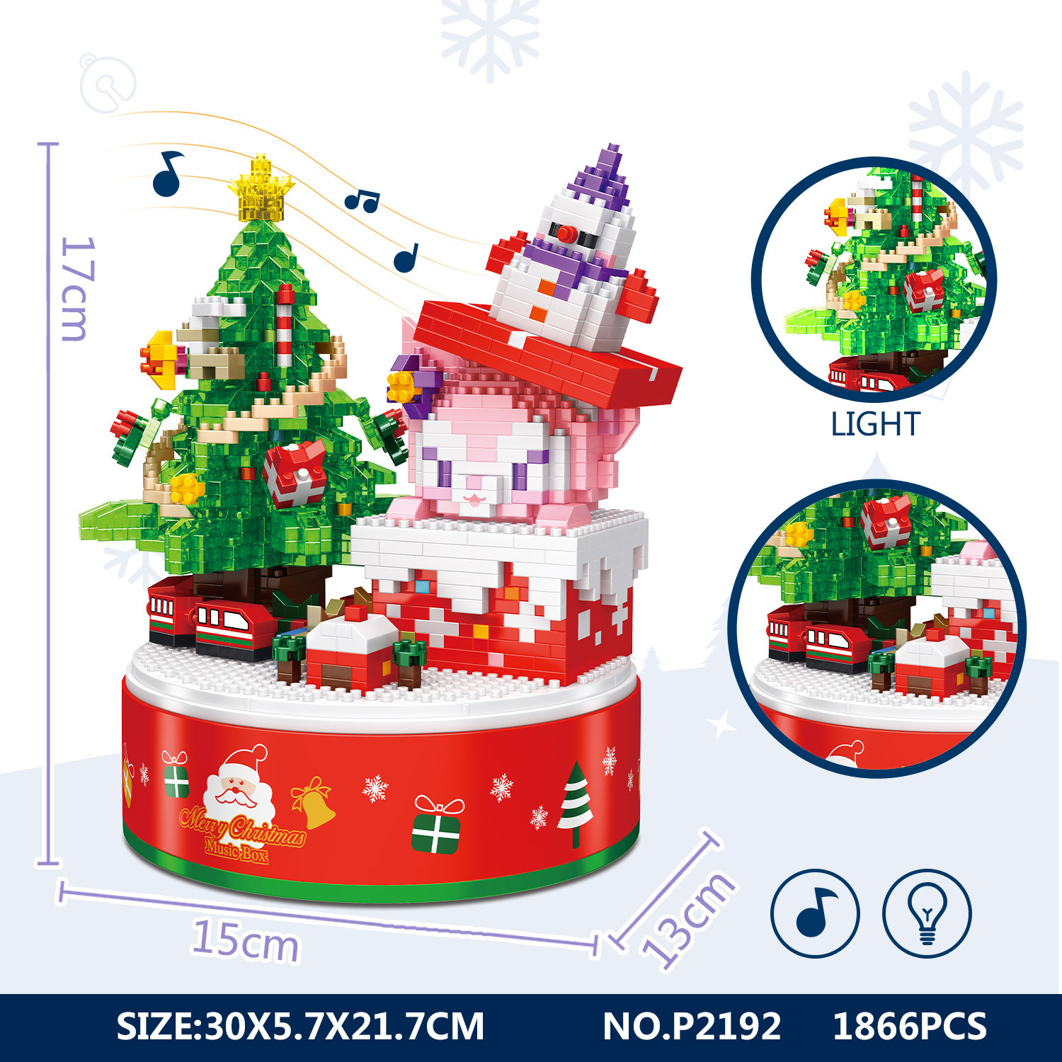 YKO P 2186 - 2190 - Sanrio x Disney Christmas - Stella Lou / Gelatoni / Hello Kitty / My Melody / Cinnamoroll / Pompompurin