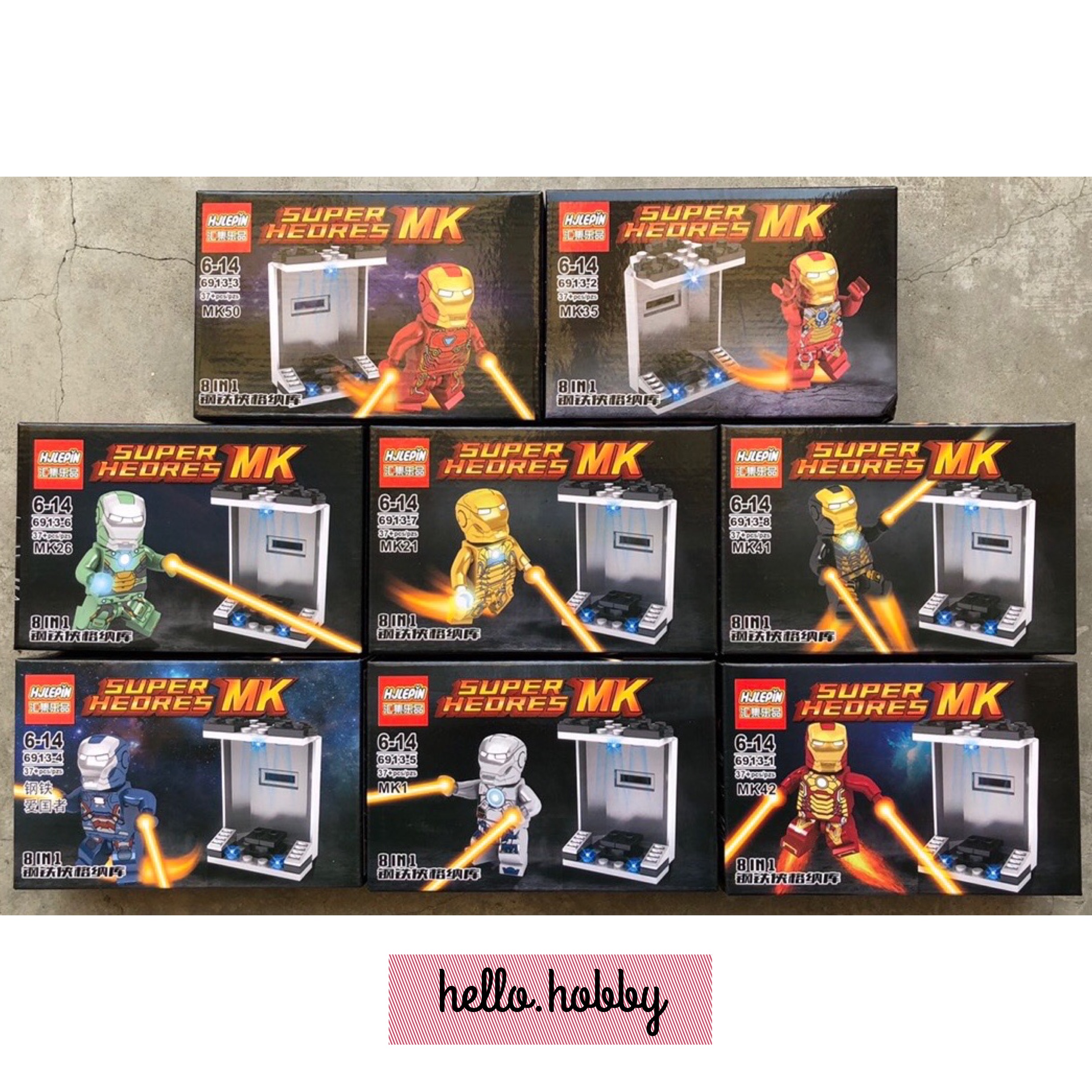 Hjlepin 6913 1-8 Iron Man