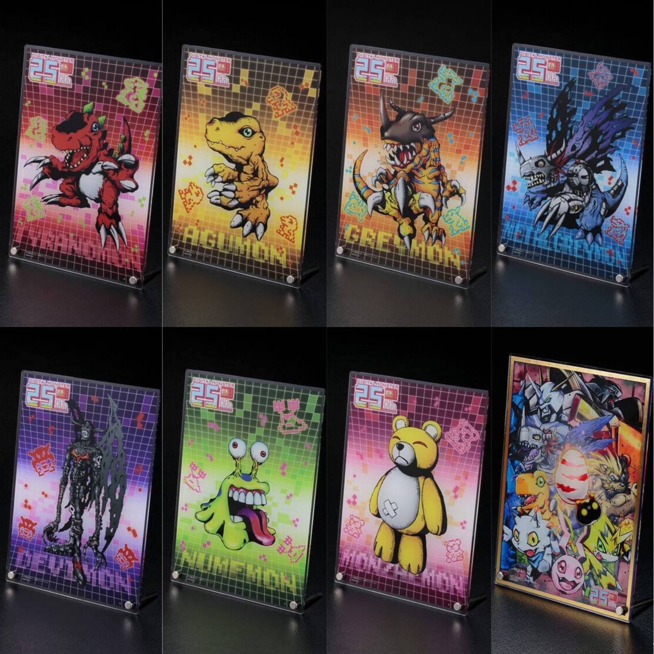 PRE-ORDER : Digital Monster 25th Anniversary Acrylic Board