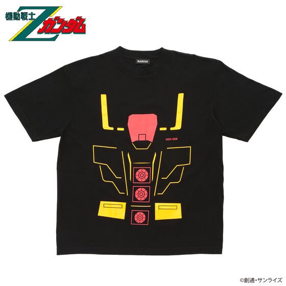 PRE-ORDER : Mobile Suit Z Gundam MA Motif Big Silhouette T-shirt Psycho Gundam Model