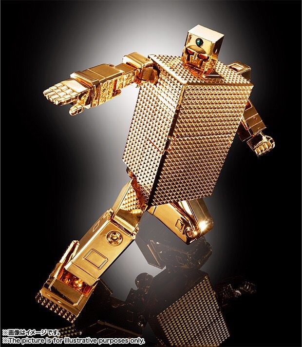 Soul Of Chogokin GX-32G24 GOLD LIGHTAN 24k GOLD PLATED FINISH by Bandai