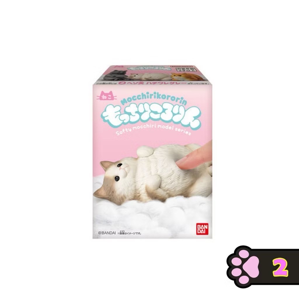 โมเดลแมวพุงนิ่มลิขสิทธิ์แท้ Mocchiri Kororin Cat by Bandai