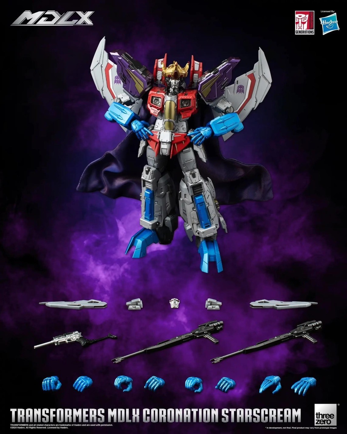 Pre-order : Transformers MDLX Coronation Starscream by Threezero