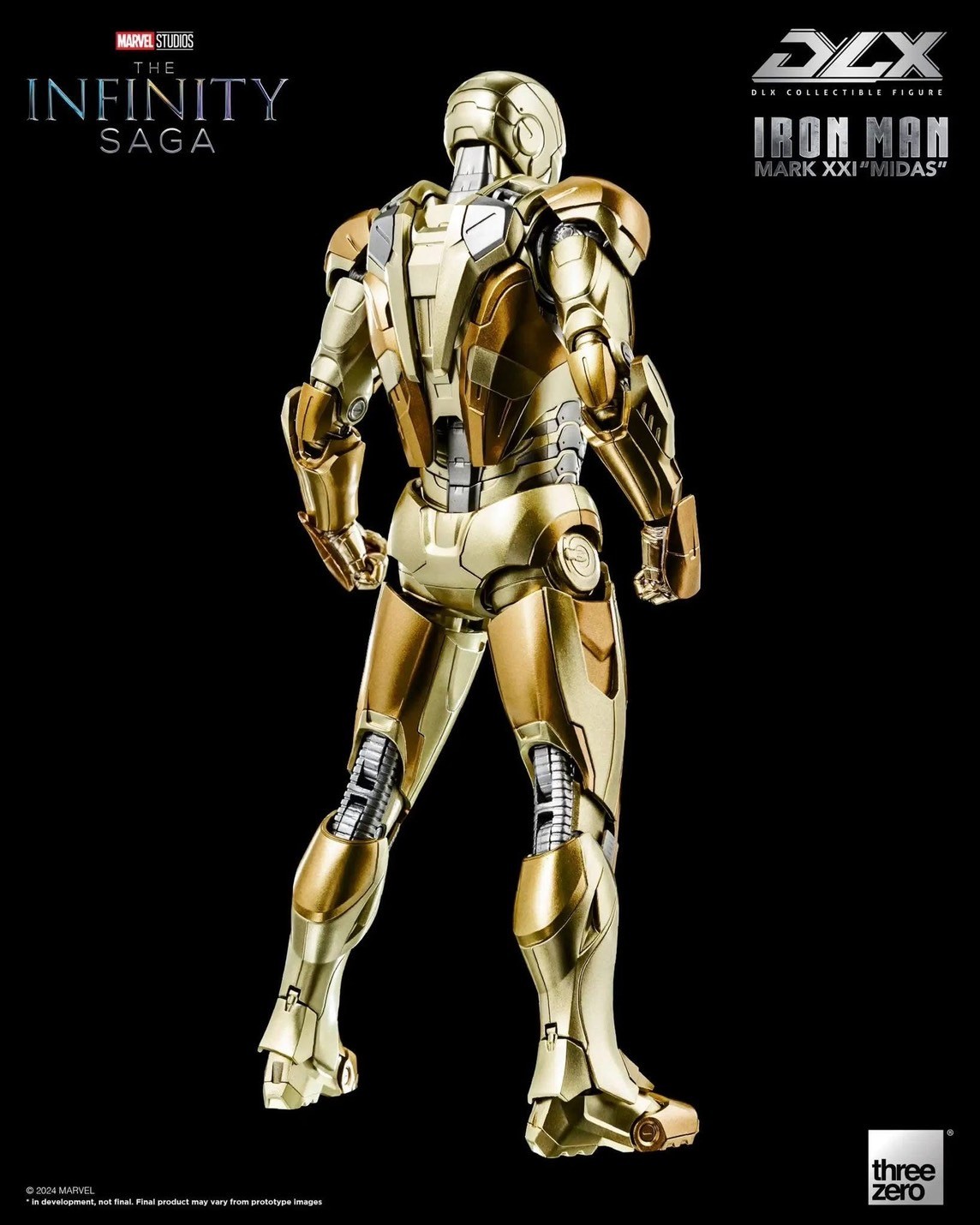 Pre-order : Marvel Studios: The Infinity Saga DLX Iron Man Mark 21 “Midas” by Threezero